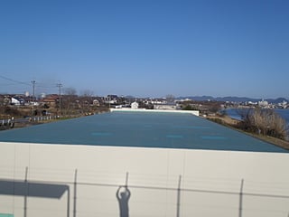 鳥取県鳥取市　鳥取市Ｂ＆Ｇ海洋センター艇庫屋根・外壁改修工事